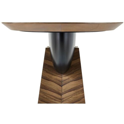 Dorette 42 X 33 inch Chateau Gray and Matte Black Entry Table