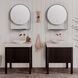 Cassiopea Black LED Mirror