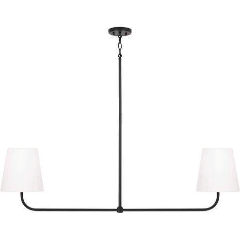Brody 2 Light 50 inch Matte Black Island Light Ceiling Light