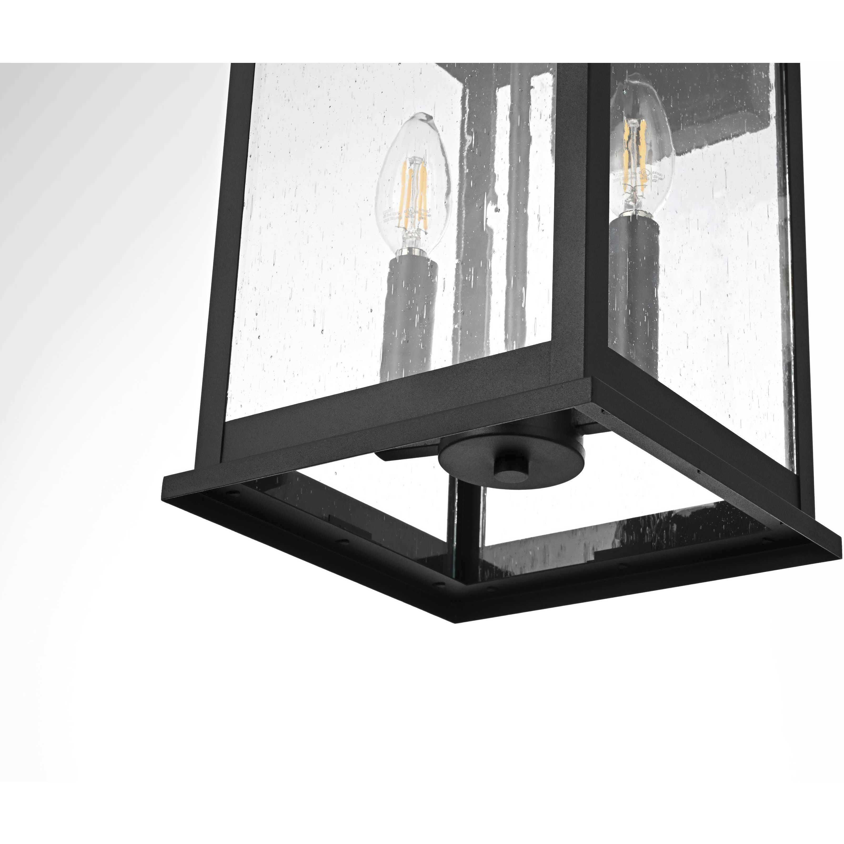 Ringgold 2 Light 16 inch Black Outdoor Wall Sconce