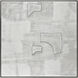Whiten I White with Gray and Champagne Silver Framed Wall Art