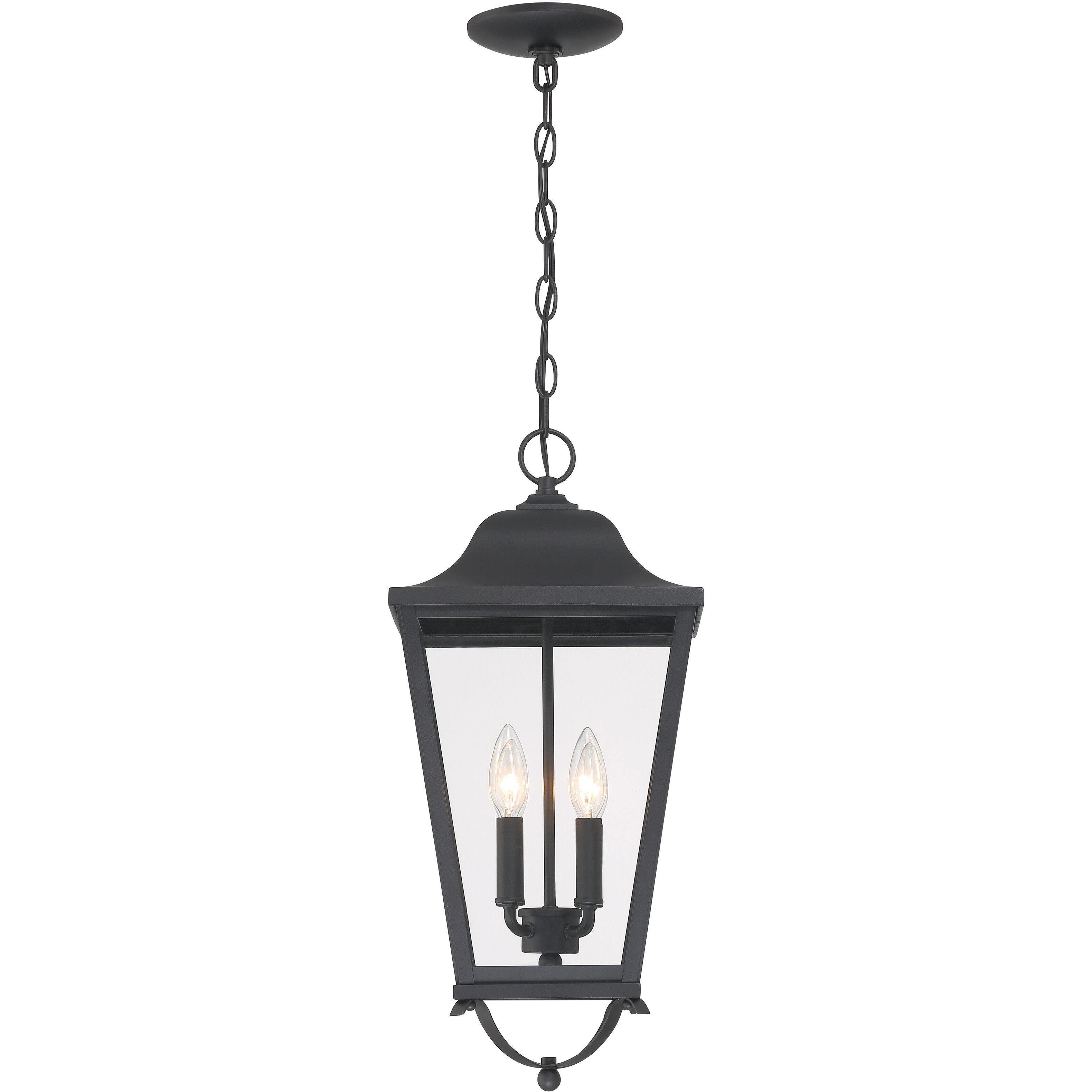Savannah 4 Light 10 inch Sand Coal Outdoor Chain Hung, The Great Outdoors