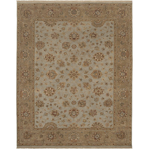 Dinar 36 X 24 inch Medium Gray / Olive / Dark Brown / Light Olive / Sage Handmade Rug