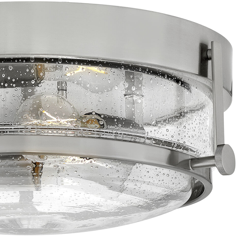 Harper 3 Light 15.75 inch Brushed Nickel Indoor Flush Mount Ceiling Light