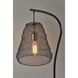 Sheridan 25 inch 40.00 watt Black with Antique Brass Accents Table Lamp Portable Light