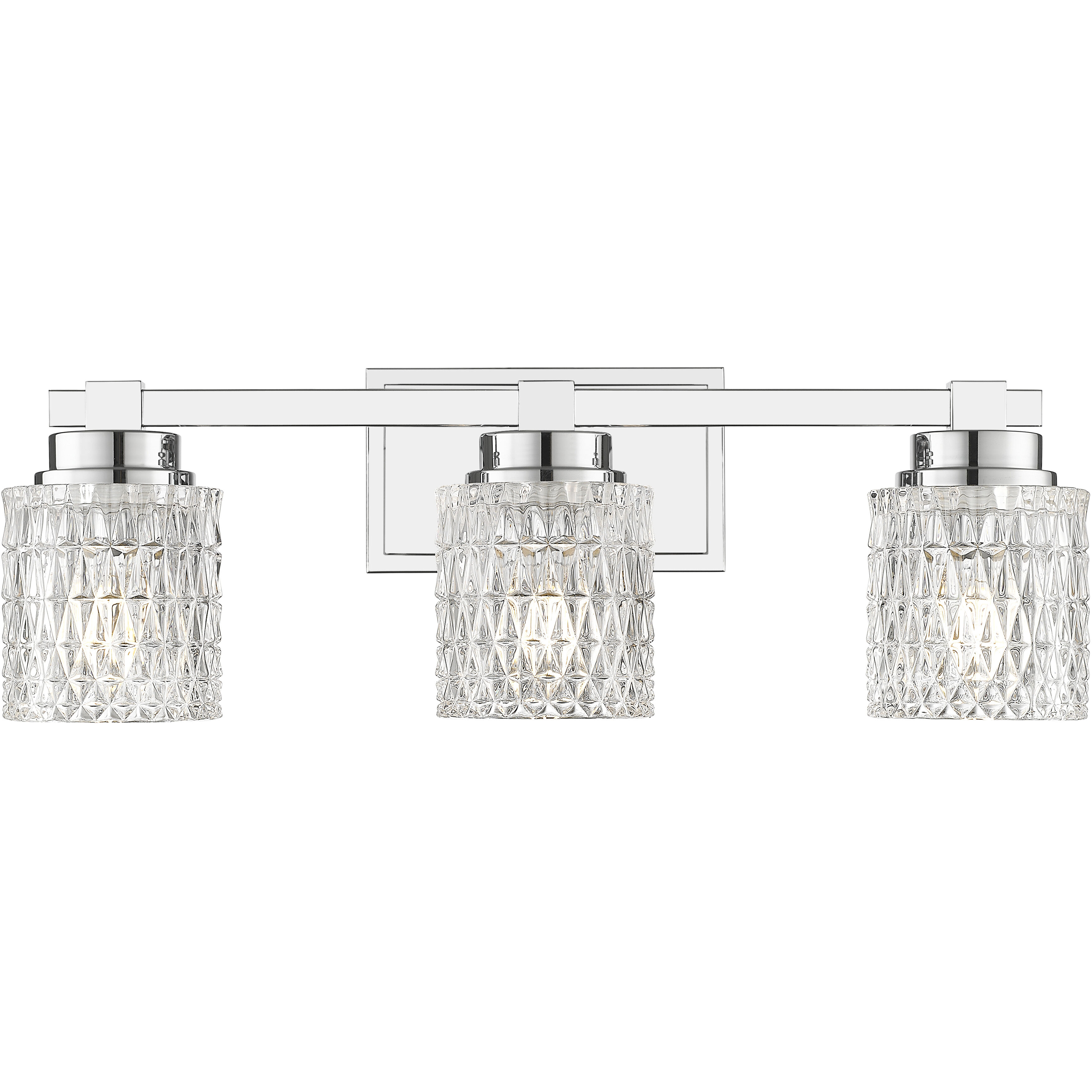 Jacqueline Vanity Wall Light in Chrome