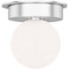 Kelly by Kelly Wearstler Nodes 1 Light 14 inch Polished Nickel Flush Mount Ceiling Light