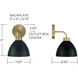 Ross 1 Light 7.5 inch Aged Brass Sconce Wall Light