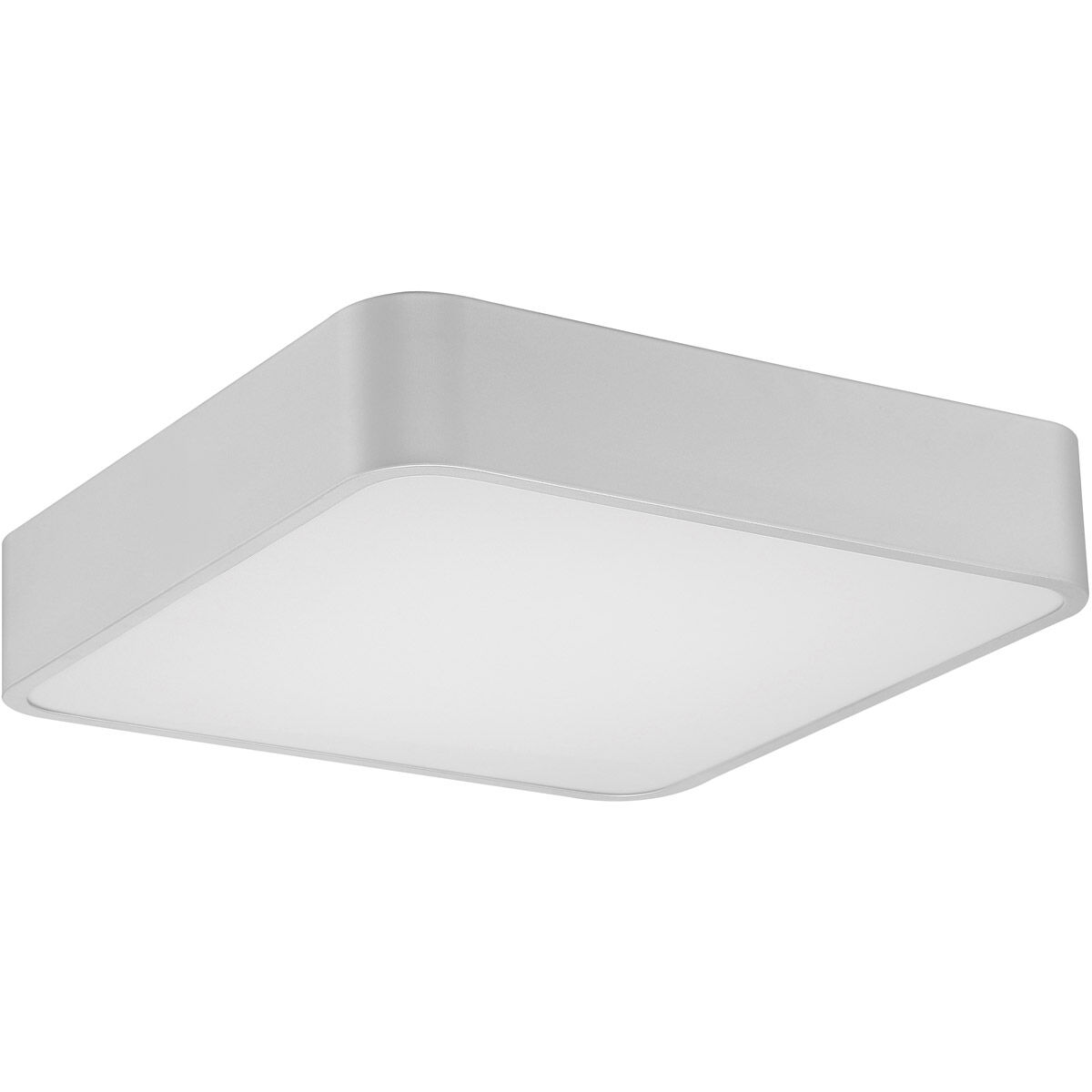Granada LED 19.75 inch Satin and White Flush Mount Ceiling Light