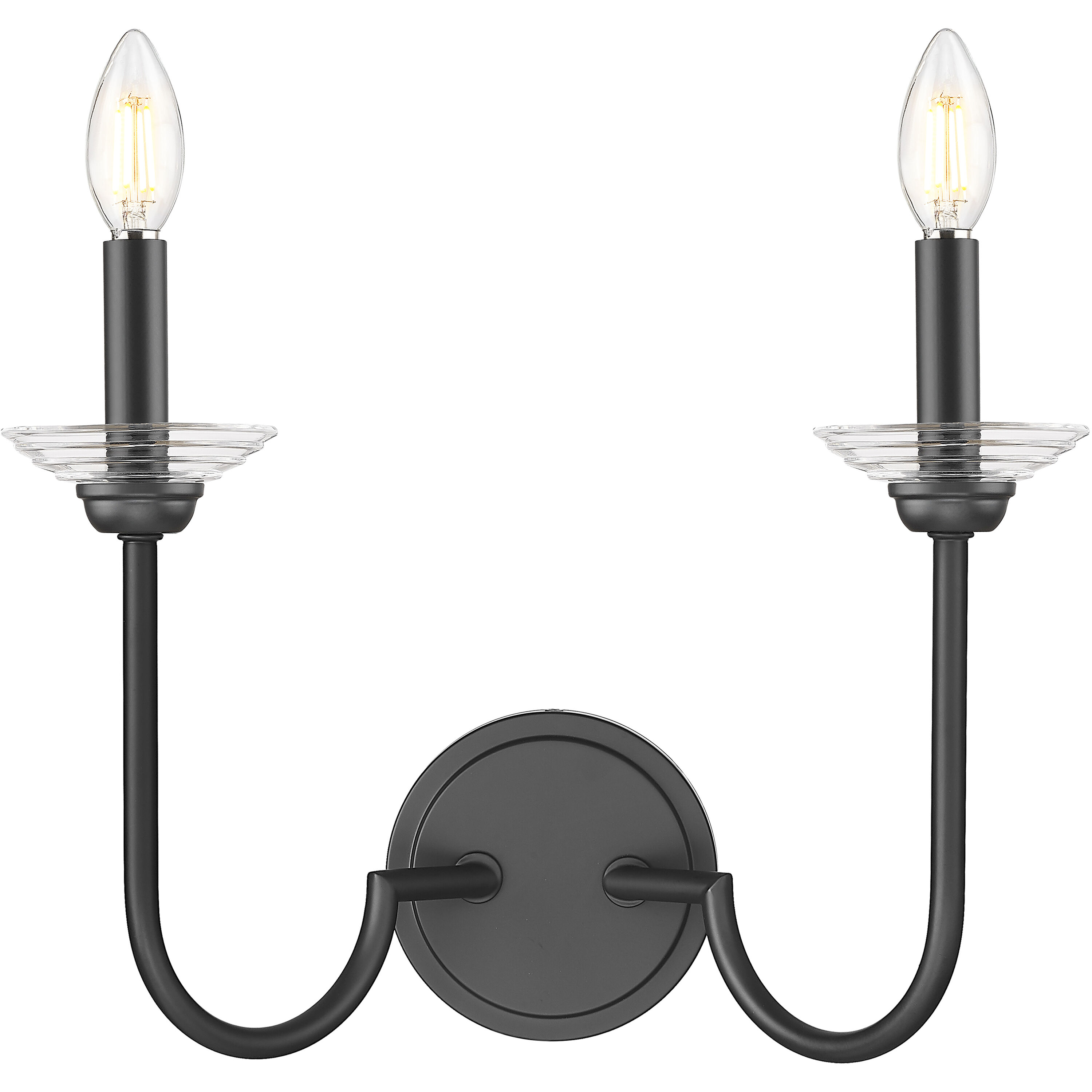Allistair Wall Sconce Wall Light in Matte Black