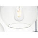 Baxter 7 Light 54 inch Chrome Pendant Ceiling Light
