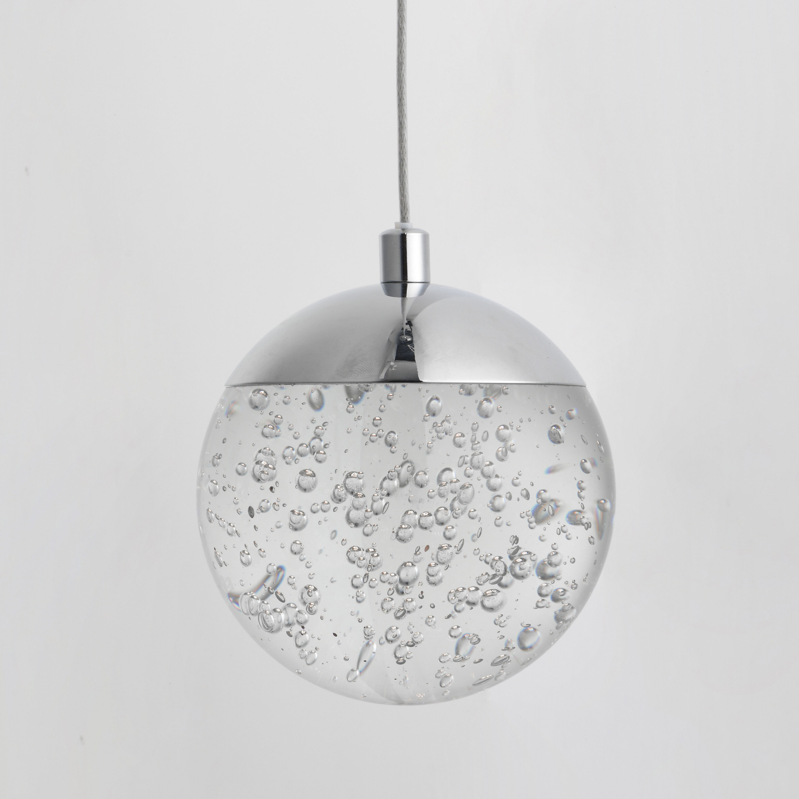 Orb II LED 15.5 inch Polished Chrome Multi-Light Pendant Ceiling Light