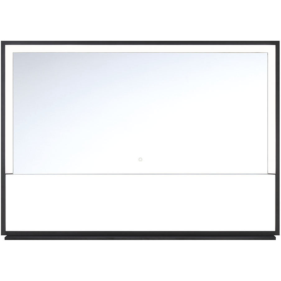 Sayora 32 X 20 inch Black Mirror, Large