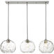 Chloe 3 Light 36 inch Brushed Nickel Linear Chandelier Ceiling Light