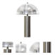 Lilo 24 inch 660.00 watt Chrome Table Lamp Portable Light
