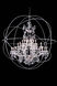 Geneva 25 Light 60 inch Polished Nickel Pendant Ceiling Light in Clear, Urban Classic