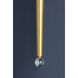 Rockland 1 Light 5.25 inch Aged Brass Wall Sconce Wall Light