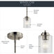 Winslow 1 Light 4.25 inch Brushed Nickel Mini Pendant Ceiling Light