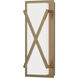 Dexter LED 14 inch Natural Aged Brass ADA Wall Sconce Wall Light