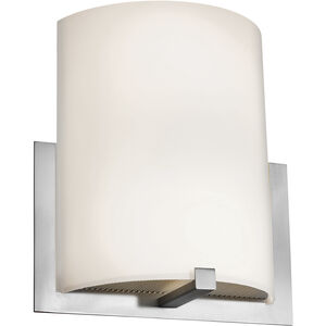 Breez LED 10.25 inch Brushed Steel ADA Wall Sconce Wall Light