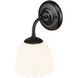Dorinda 1 Light 6.5 inch Matte Black Wall Sconce Wall Light