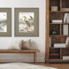Along the Shores Green and Gray and Brown and Blue Framed Art