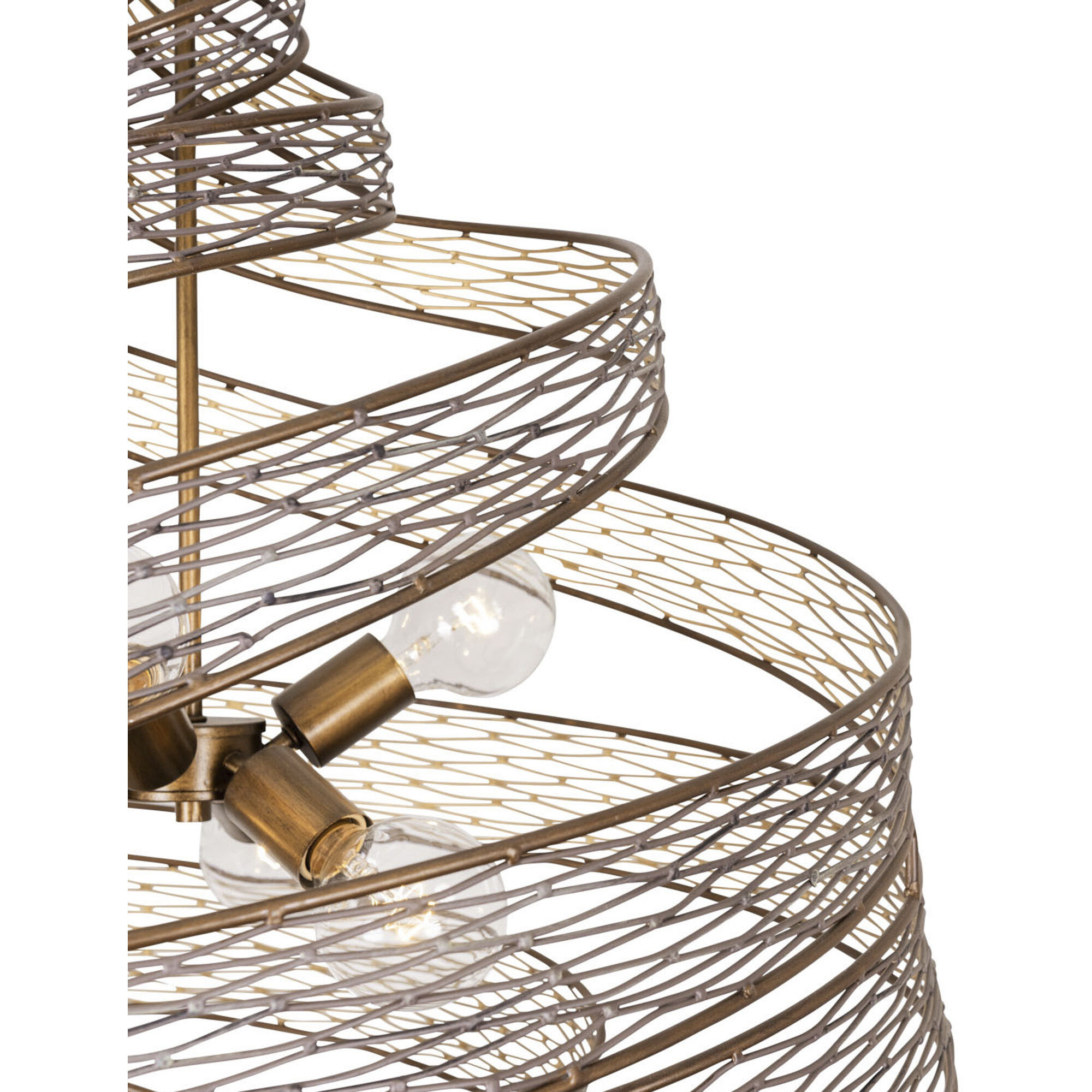 Flow 6 Light 26 inch Hammered Ore Pendant Ceiling Light