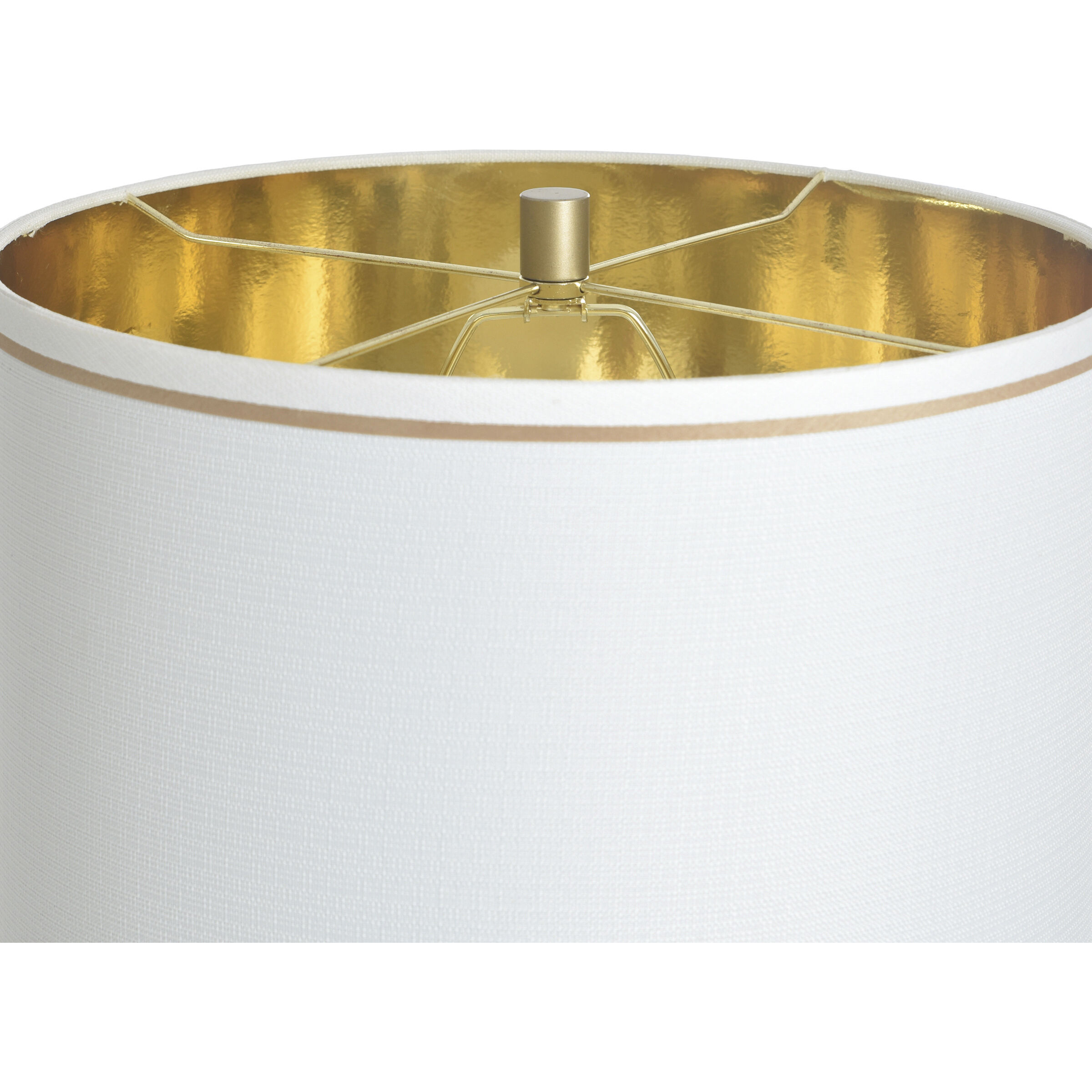 Cameron 34 inch 100.00 watt Clear and Marble and Gold Table Lamp Portable Light