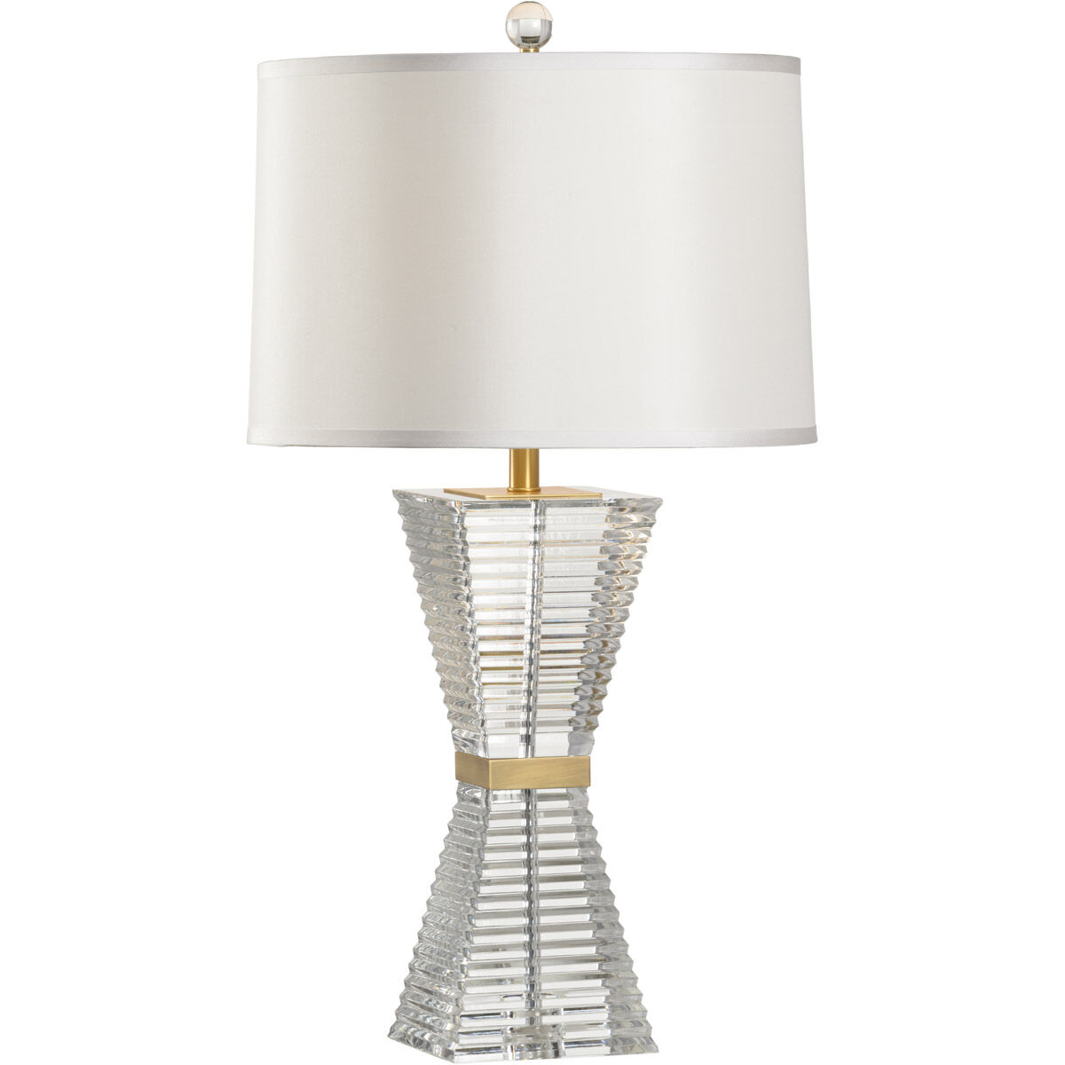 Frederick Cooper 33 inch 100.00 watt Clear/Antique Table Lamp Portable Light