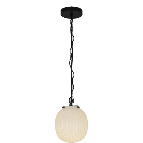 Alora Mood Cherise 1 Light 6.75 inch Matte Black Pendant Ceiling Light