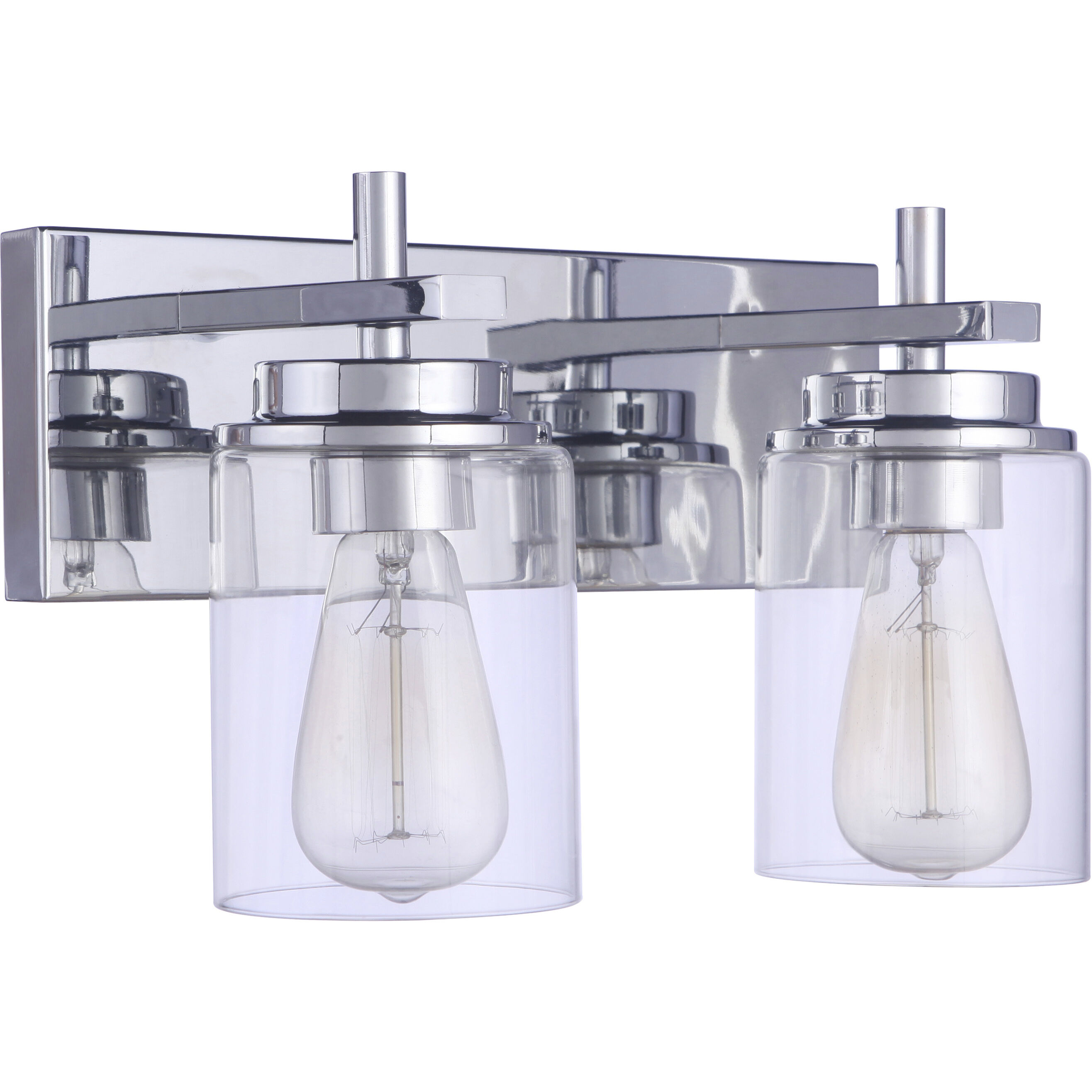 Reeves 2 Light 14 inch Chrome Vanity Light Wall Light