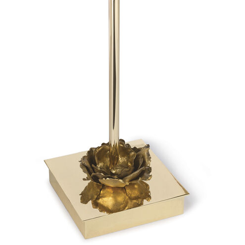 Adeline 61.5 inch 100.00 watt Gold Floor Lamp Portable Light