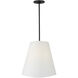 kate spade new york Beauvoir 3 Light 18 inch Midnight Black Hanging Shade Ceiling Light
