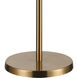 Hands Up 63 inch 40.00 watt Aged Brass Floor Lamp Portable Light