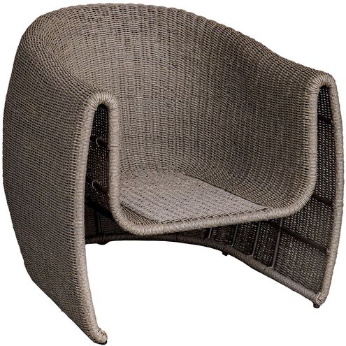 Tropic Mocha and Oyster White Outdoor Lounge Chair