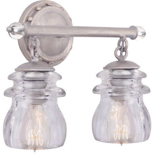 Brierfield 2 Light 13 inch Pearl Silver Vanity Light Wall Light