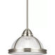 Pratt Street Prismatic 1 Light 11 inch Brushed Nickel Pendant Ceiling Light