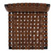 Urban Brown Woven Leather Accent Chair