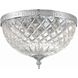 Radley 3 Light 12 inch Polished Chrome Flush Ceiling Light