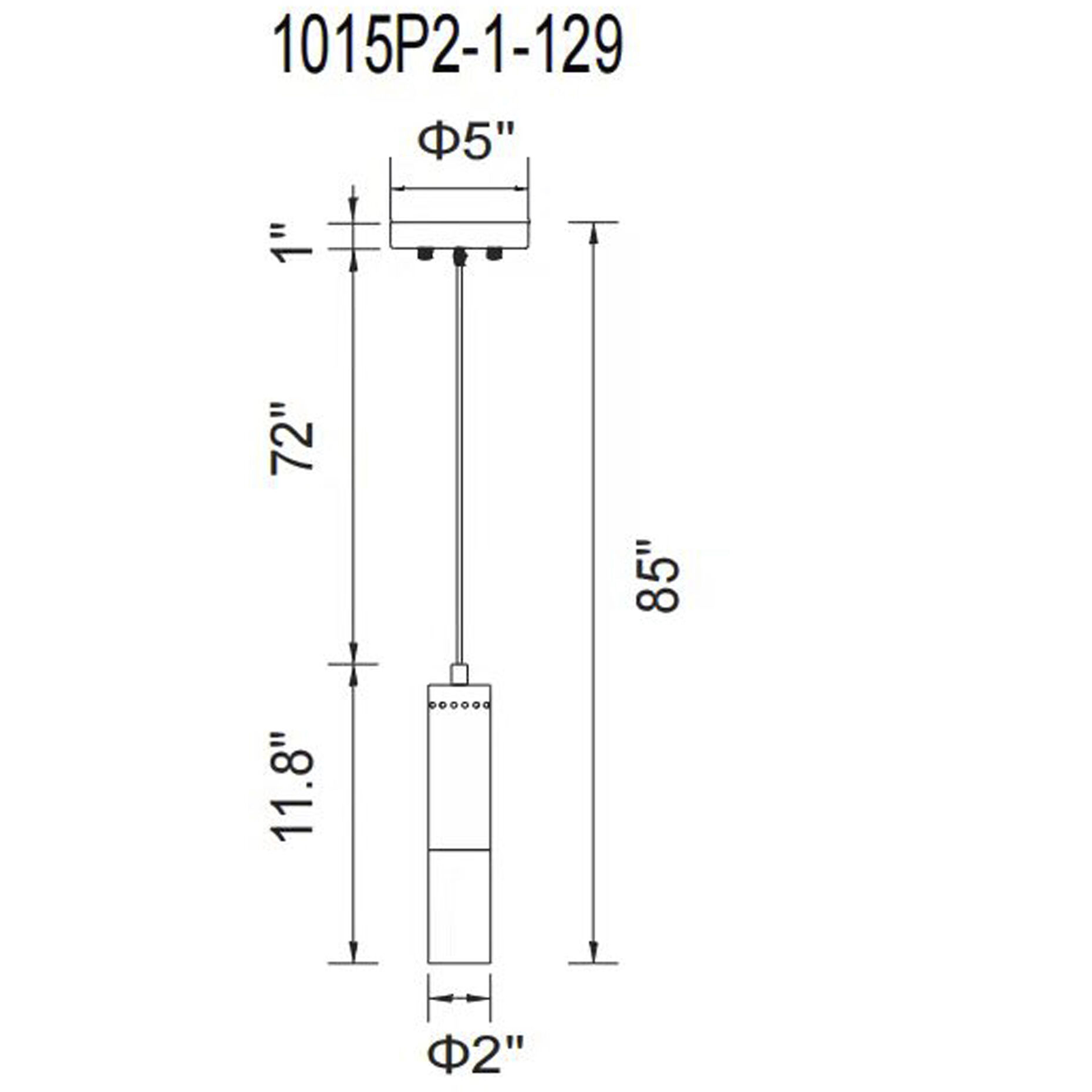Anem 1 Light 2 inch Matte Black and Satin Gold Down Mini Pendant Ceiling Light
