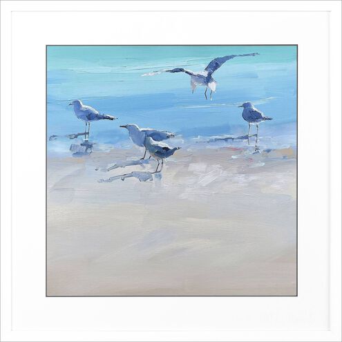 Animals Collection Blue Framed Art