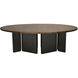 Savage 96 X 50 inch Dark Walnut & Ebony Dining Table