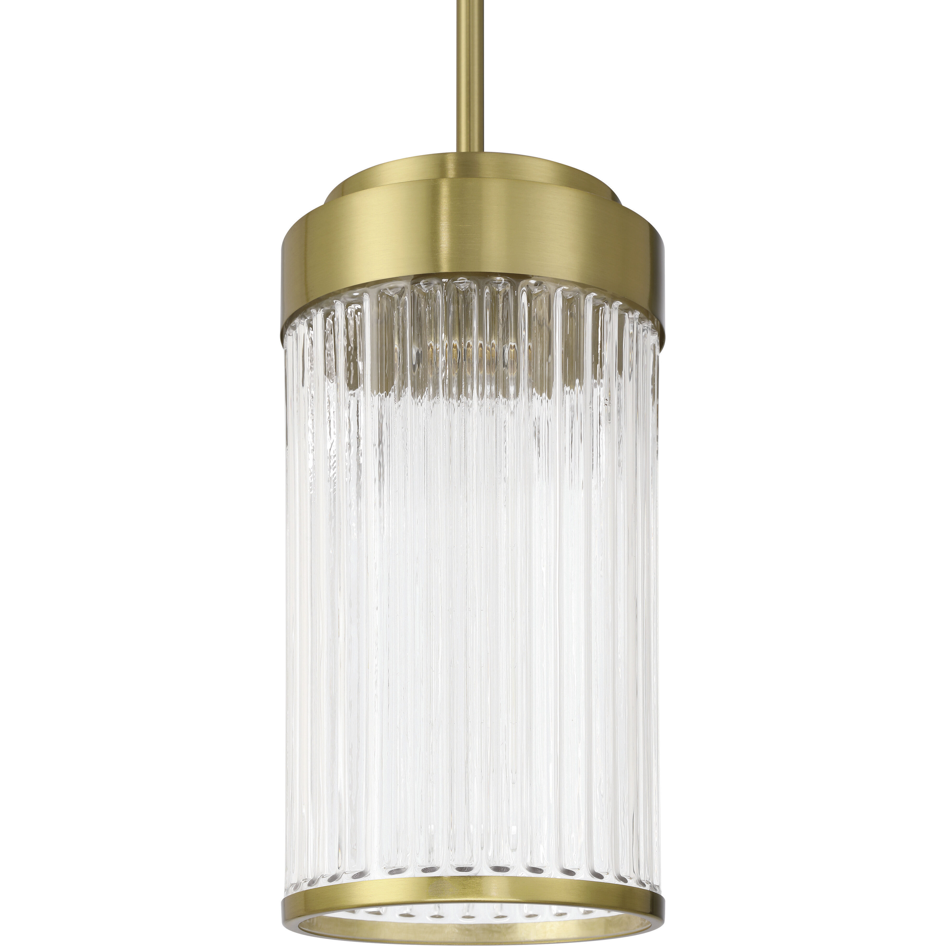 Whittley 1 Light 6 inch Satin Brass Pendant Ceiling Light