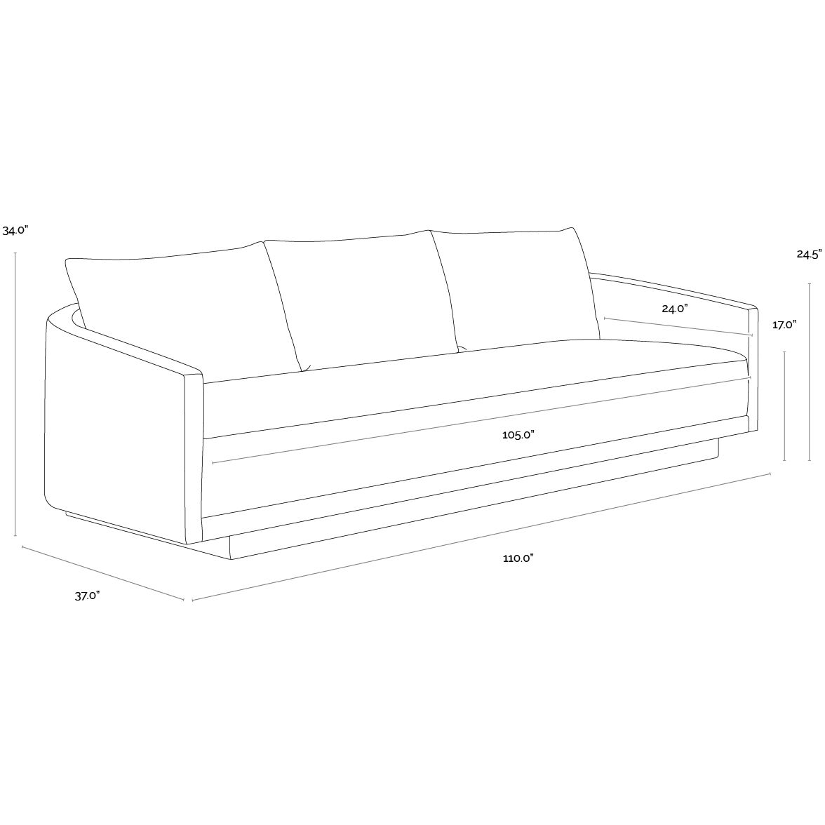 Gannon Ernst Sandstone Sofa
