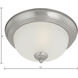 Harmony 1 Light 12 inch Brushed Nickel Flush Mount Ceiling Light