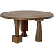 Hybrid 60 X 60 inch Dark Walnut Dining Table