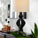 Deltoro 150 watt Ebony Table Lamp Portable Light