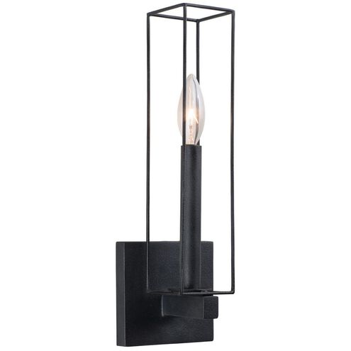 Allston 1 Light 5 inch Black Iron ADA Wall Sconce Wall Light