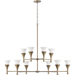 Nola 10 Light 48 inch Mystic Luster Chandelier Ceiling Light