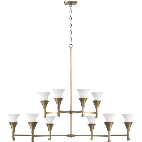 Nola 10 Light 48 inch Mystic Luster Chandelier Ceiling Light